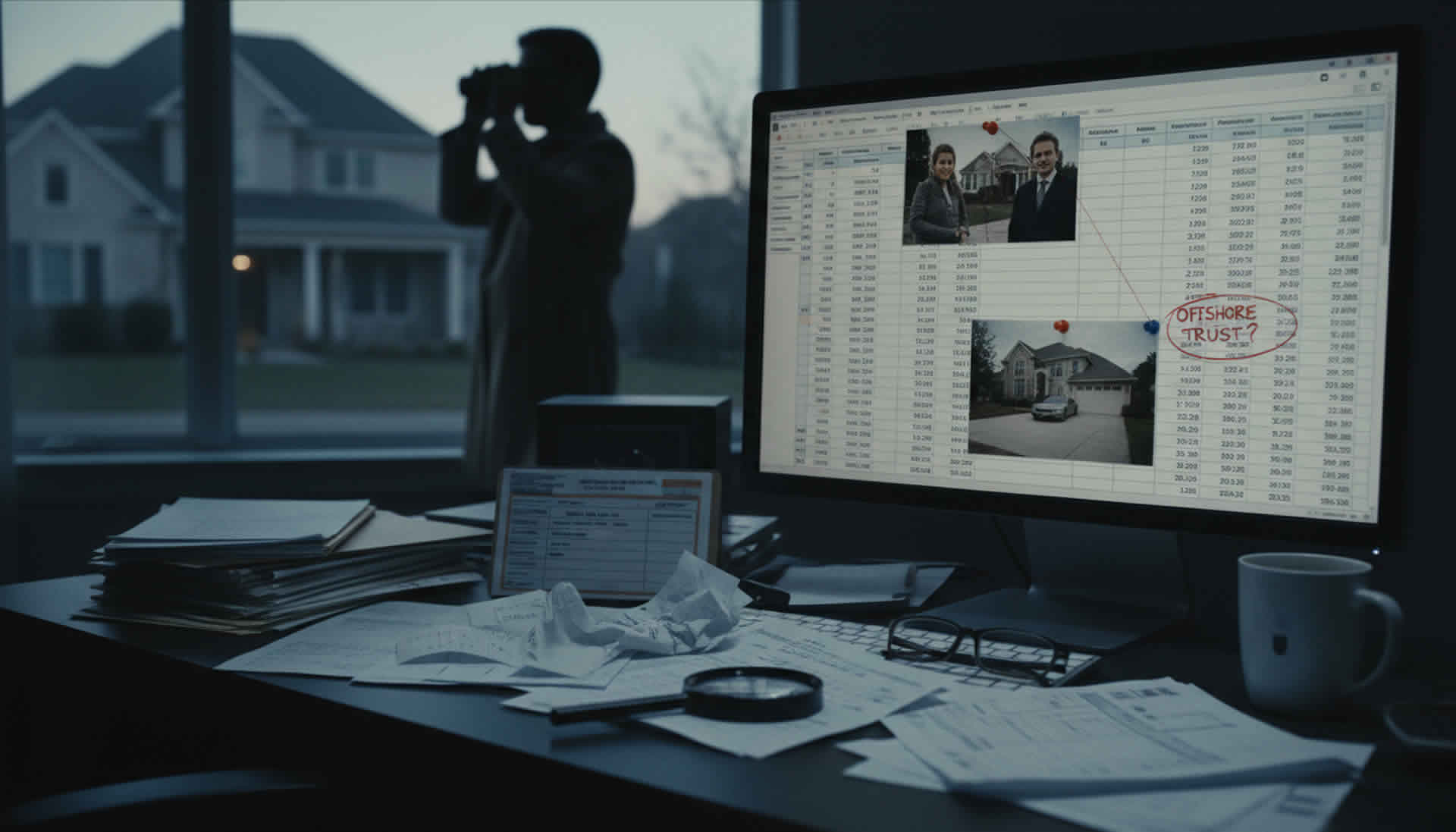 Divorce settlement investigation